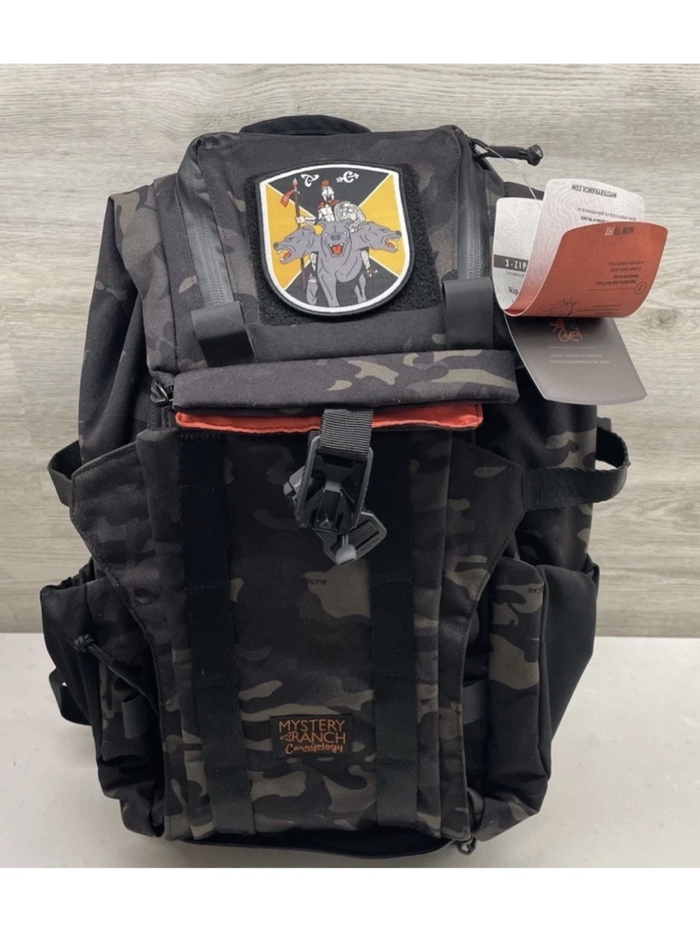 Mystery Ranch x Carryology Spartanology Cerberus MultiCam Black Backpack Rare